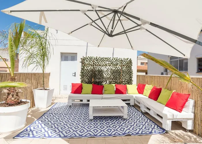 Appartamento Ma2b-bright With Rooftops With Palms Near Old Town Málaga