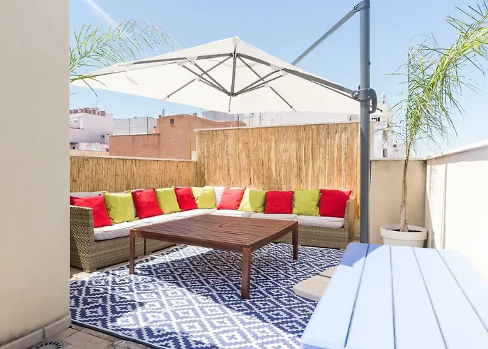 Appartamento Ma2b-bright With Rooftops With Palms Near Old Town *